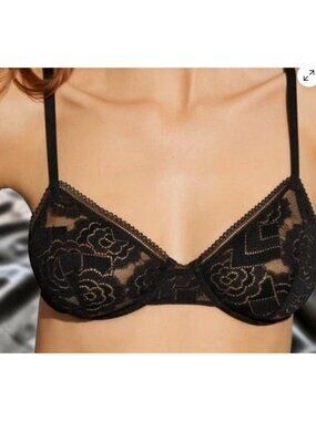 ERES ECLAT MAQU LACE BRA - NOIR 34B